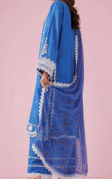 Orient Blue Lawn Suit | Pakistani Lawn Dress in USA- Image 2