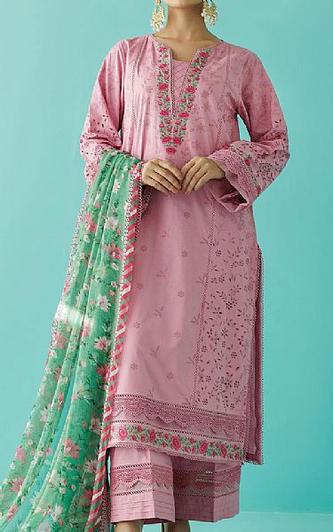 Orient Dust Pink Lawn Suit | Pakistani Lawn Dress in USA- Image 1