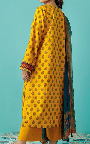 Orient Mustard Lawn Suit | Pakistani Lawn Suits- Image 2