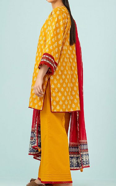 Orient Mustard Lawn Suit | Pakistani Lawn Dress in USA- Image 2