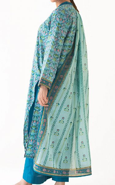 Orient Teal Lawn Suit | Pakistani Lawn Dress in USA- Image 2