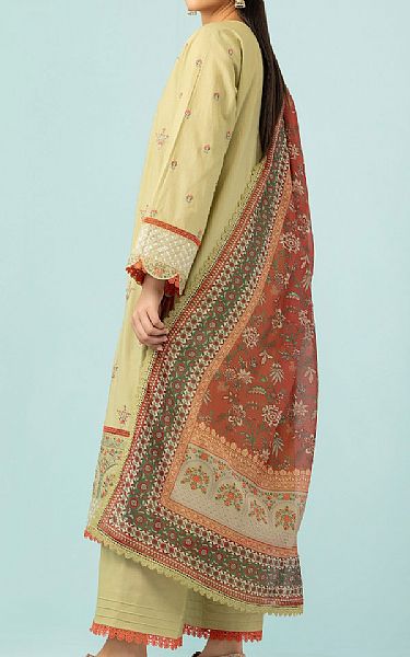 Orient Light Green Lawn Suit | Pakistani Lawn Dress in USA- Image 2