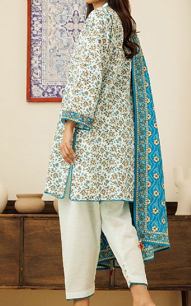 Orient Light Turquoise Khaddar Suit | Pakistani Winter Dresses in USA- Image 2