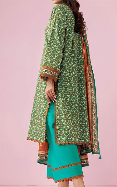Orient Emerald Green Khaddar Suit | Pakistani Winter Dresses in USA- Image 2