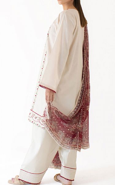 Orient Off-white Lawn Suit | Pakistani Lawn Dress in USA- Image 2