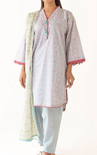 Orient Sky Blue Lawn Suit | Pakistani Lawn Dress in USA- Image 1