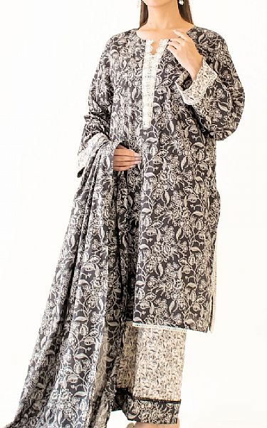 Orient Black/Grey Lawn Suit | Pakistani Lawn Dress in USA- Image 1