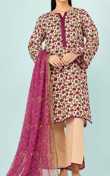 Orient Peach Lawn Suit | Pakistani Lawn Dress in USA- Image 1