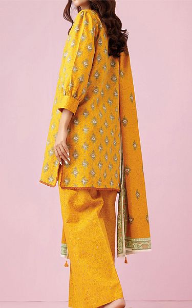 Orient Mustard Khaddar Suit | Pakistani Winter Dresses in USA- Image 2