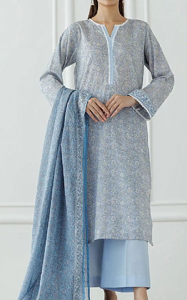 Orient Baby Blue Lawn Suit | Pakistani Lawn Dress in USA- Image 1
