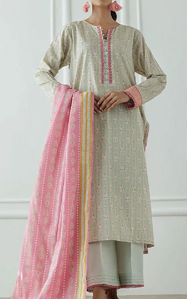 Orient Light Green Lawn Suit | Pakistani Lawn Dress in USA- Image 1