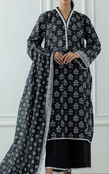 Orient Black Lawn Suit | Pakistani Lawn Dress in USA- Image 1