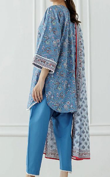 Orient Denim Blue Lawn Suit | Pakistani Lawn Dress in USA- Image 2