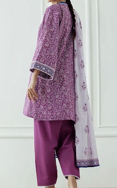 Orient Purple Lawn Suit | Pakistani Lawn Dress in USA- Image 2