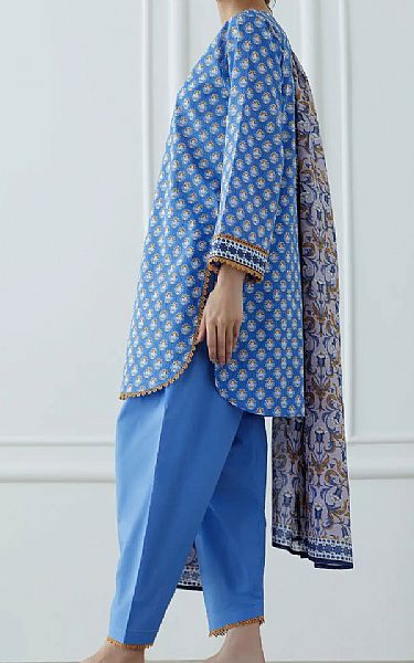 Orient Blue Lawn Suit | Pakistani Lawn Dress in USA- Image 2