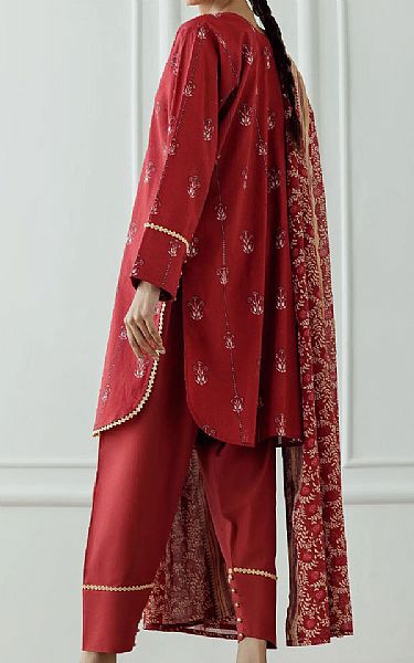 Orient Maroon Lawn Suit | Pakistani Lawn Dress in USA- Image 2
