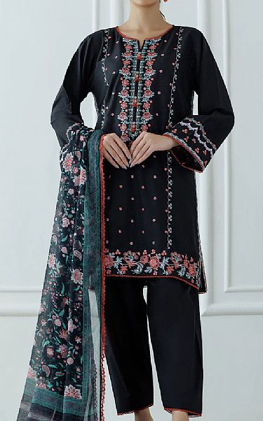 Orient Black Lawn Suit | Pakistani Lawn Dress in USA- Image 1