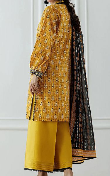 Orient Mustard Lawn Suit | Pakistani Lawn Dress in USA- Image 2