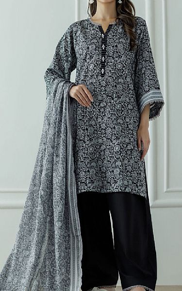 Orient Black Lawn Suit | Pakistani Lawn Dress in USA- Image 1