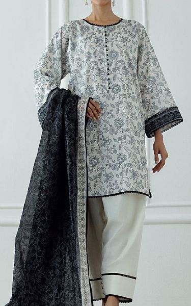 Orient Off-white Lawn Suit | Pakistani Lawn Dress in USA- Image 1