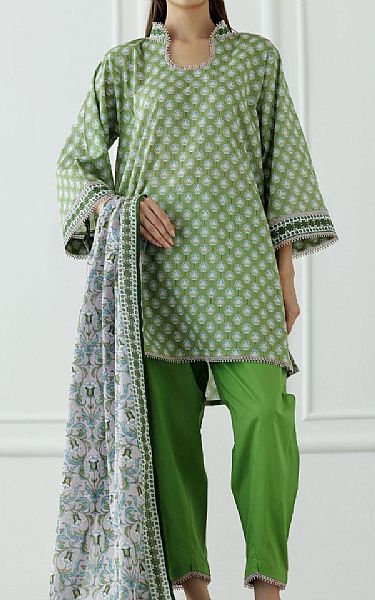 Orient Green Lawn Suit | Pakistani Lawn Dress in USA- Image 1