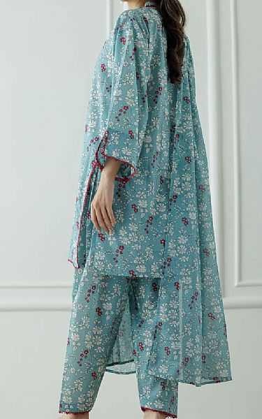 Orient Cadet Blue Lawn Suit | Pakistani Lawn Dress in USA- Image 2