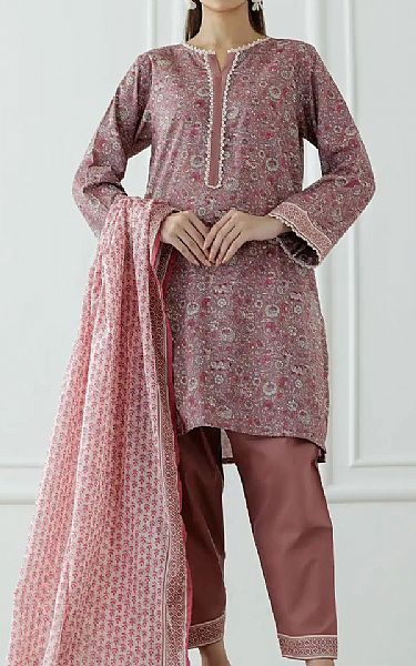Orient Rust Lawn Suit | Pakistani Lawn Dress in USA- Image 1