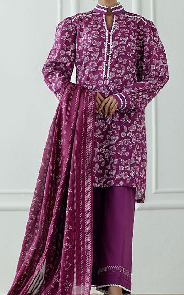 Orient Magenta Lawn Suit | Pakistani Lawn Dress in USA- Image 1