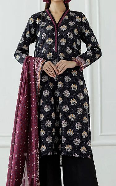Orient Black Lawn Suit | Pakistani Lawn Dress in USA- Image 1