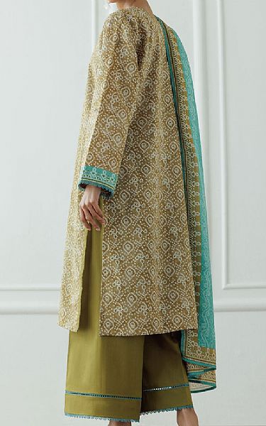 Orient Olive Lawn Suit | Pakistani Lawn Dress in USA- Image 2