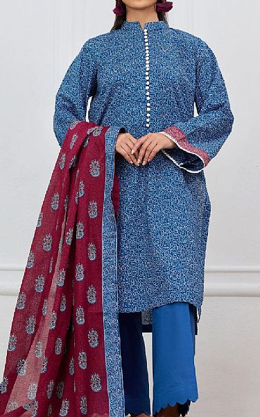 Orient Blue Lawn Suit | Pakistani Lawn Dress in USA- Image 1