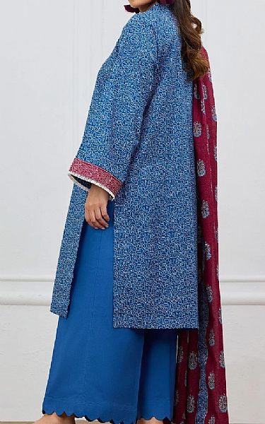 Orient Blue Lawn Suit | Pakistani Lawn Dress in USA- Image 2