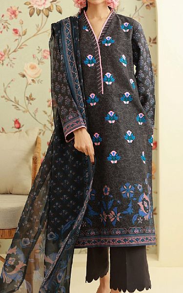 Orient Black Lawn Suit | Pakistani Lawn Dress in USA- Image 1