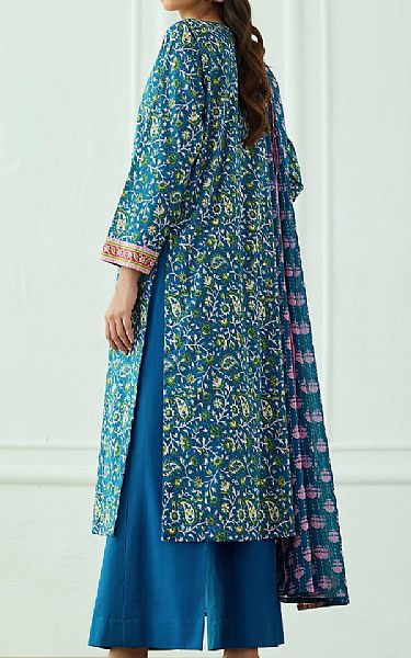 Orient Venice Blue/Green Lawn Suit | Pakistani Lawn Dress in USA- Image 2