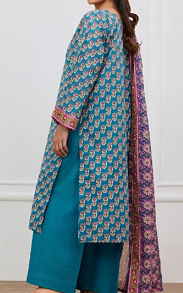 Orient Teal Blue Lawn Suit | Pakistani Lawn Dress in USA- Image 2