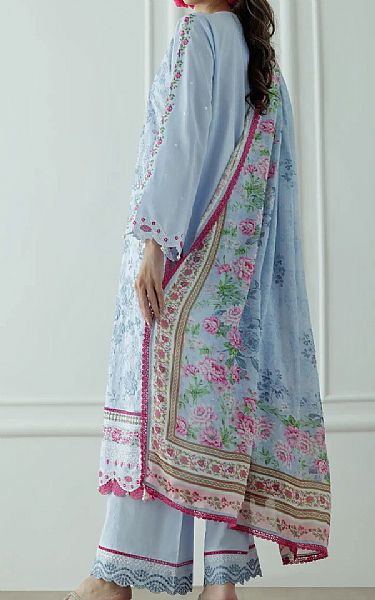 Orient Cadet Blue Lawn Suit | Pakistani Lawn Dress in USA- Image 2