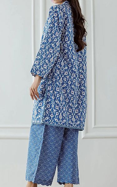 Orient Blue Lawn Suit (2 Pcs) | Pakistani Lawn Dress in USA- Image 2