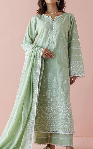 Orient Mint Green Lawn Suit | Pakistani Lawn Dress in USA- Image 1