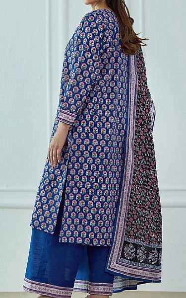 Orient Blue Khaddar Suit | Pakistani Winter Dresses in USA- Image 2