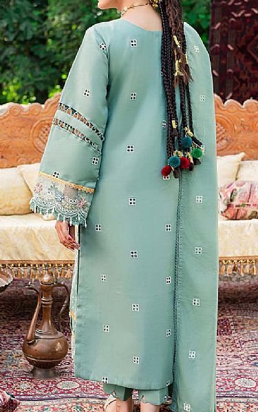 Parishay Summer Green Dobby Suit | Pakistani Winter Dresses- Image 2
