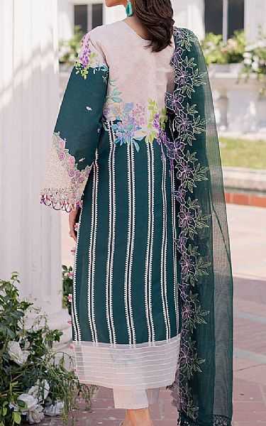 Parishay Teal/Cavern Pink Lawn Suit | Pakistani Lawn Dress in USA- Image 2