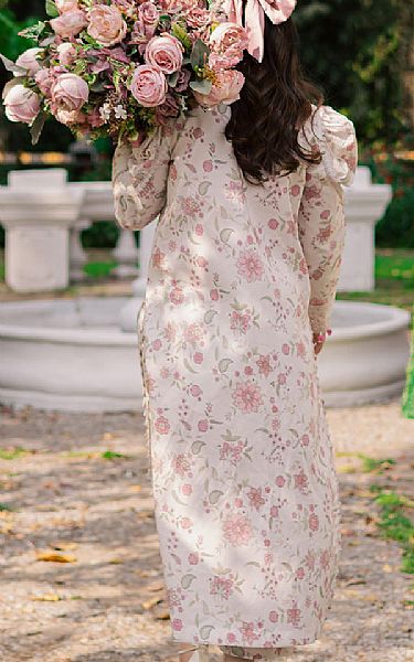 Parishay Off White Lawn Suit | Pakistani Lawn Dress in USA- Image 2