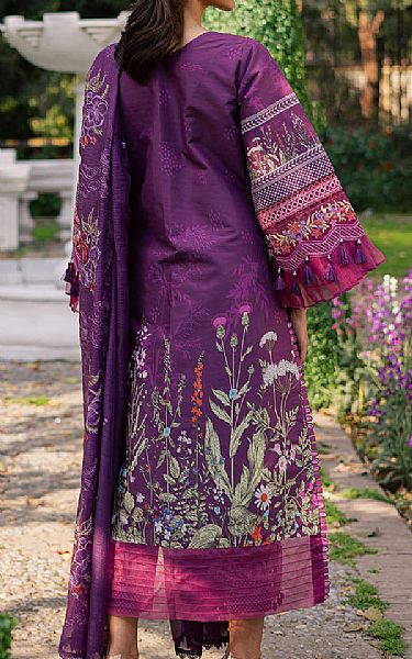 Parishay Grape Purple Lawn Suit | Pakistani Lawn Dress in USA- Image 2