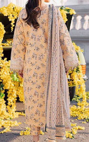 Parishay Fawn Lawn Suit | Pakistani Lawn Dress in USA- Image 2