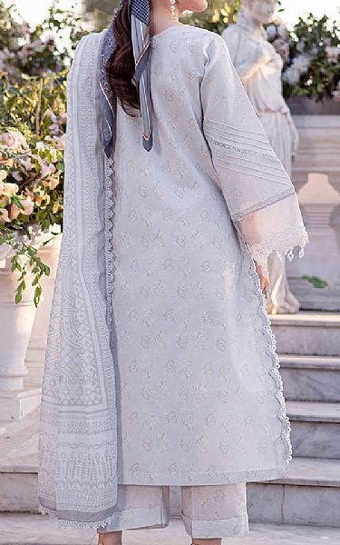 Parishay Grey Lawn Suit | Pakistani Lawn Dress in USA- Image 2