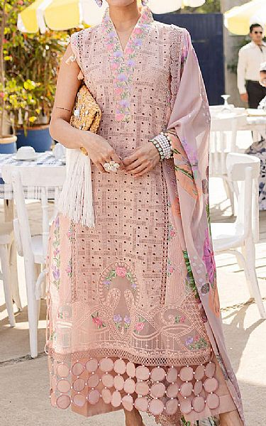 Parishay Cavern Pink Lawn Suit | Pakistani Lawn Dress in USA- Image 1