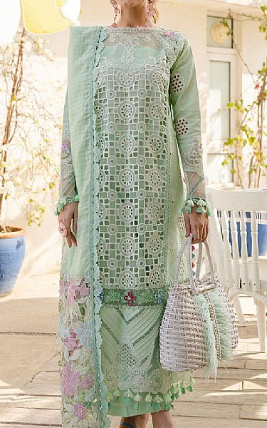 Parishay Summer Green Lawn Suit | Pakistani Lawn Dress in USA- Image 1