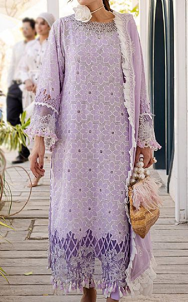 Parishay Lilac Lawn Suit | Pakistani Lawn Dress in USA- Image 1
