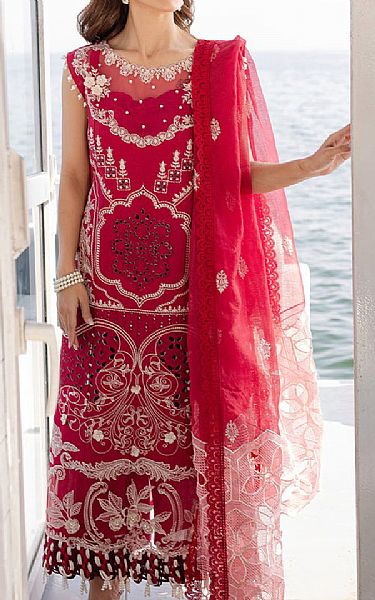 Parishay Cardinal Lawn Suit | Pakistani Lawn Dress in USA- Image 1