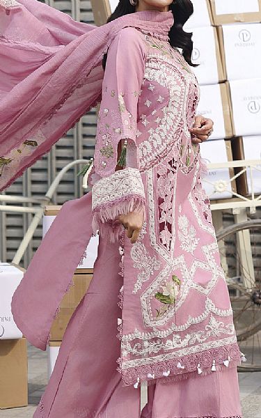 Parishay Oriental Pink Lawn Suit | Pakistani Lawn Dress in USA- Image 2